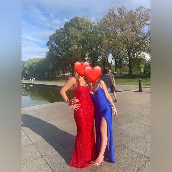 Primavera Red Prom Dress - Picture 5 of 5